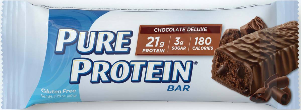 Order Pure Protein High Protein Bar Chocolate Deluxe (1.76 oz) food online from Rite Aid store, CONCORD on bringmethat.com