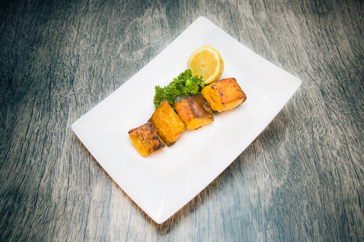 Order Salmon Kabob food online from Moby Dick House of Kabob store, Ashburn on bringmethat.com