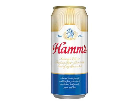 Order Hamm's Beer - 6x 16oz Cans food online from Kirby Food & Liquor store, Champaign on bringmethat.com