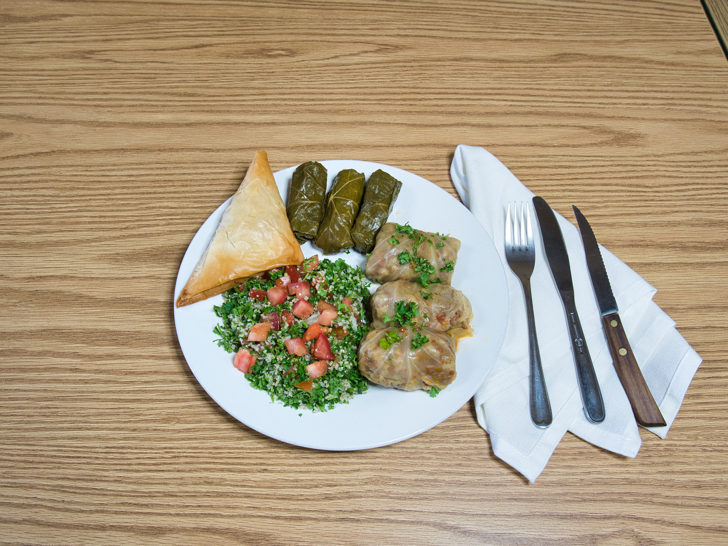 Order Dolma Cabbage Plate food online from T.O.A Mediterranean store, Fresno on bringmethat.com