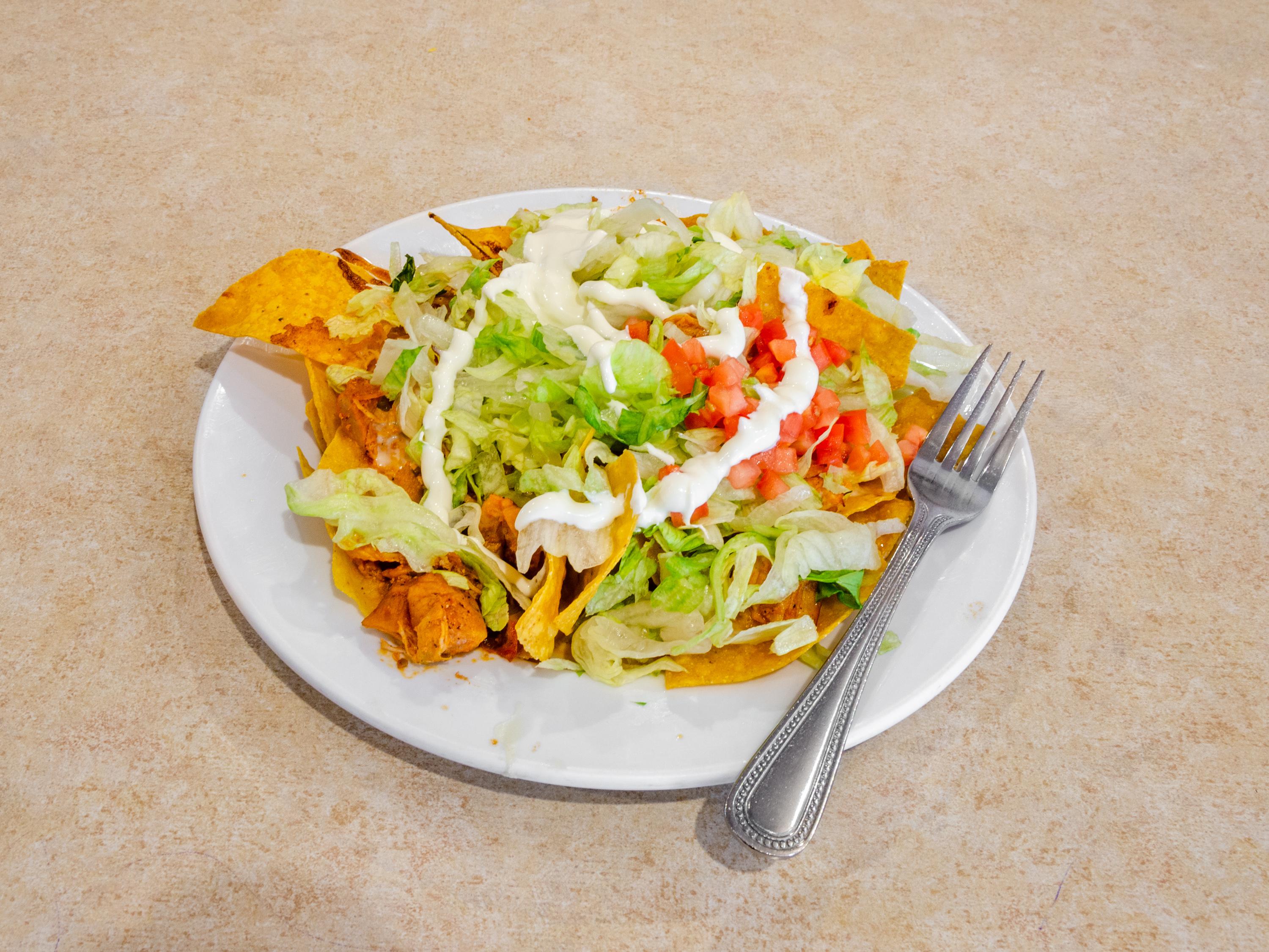 Order Nachitos food online from La Ribera Mexican Restaurant store, Greenville on bringmethat.com