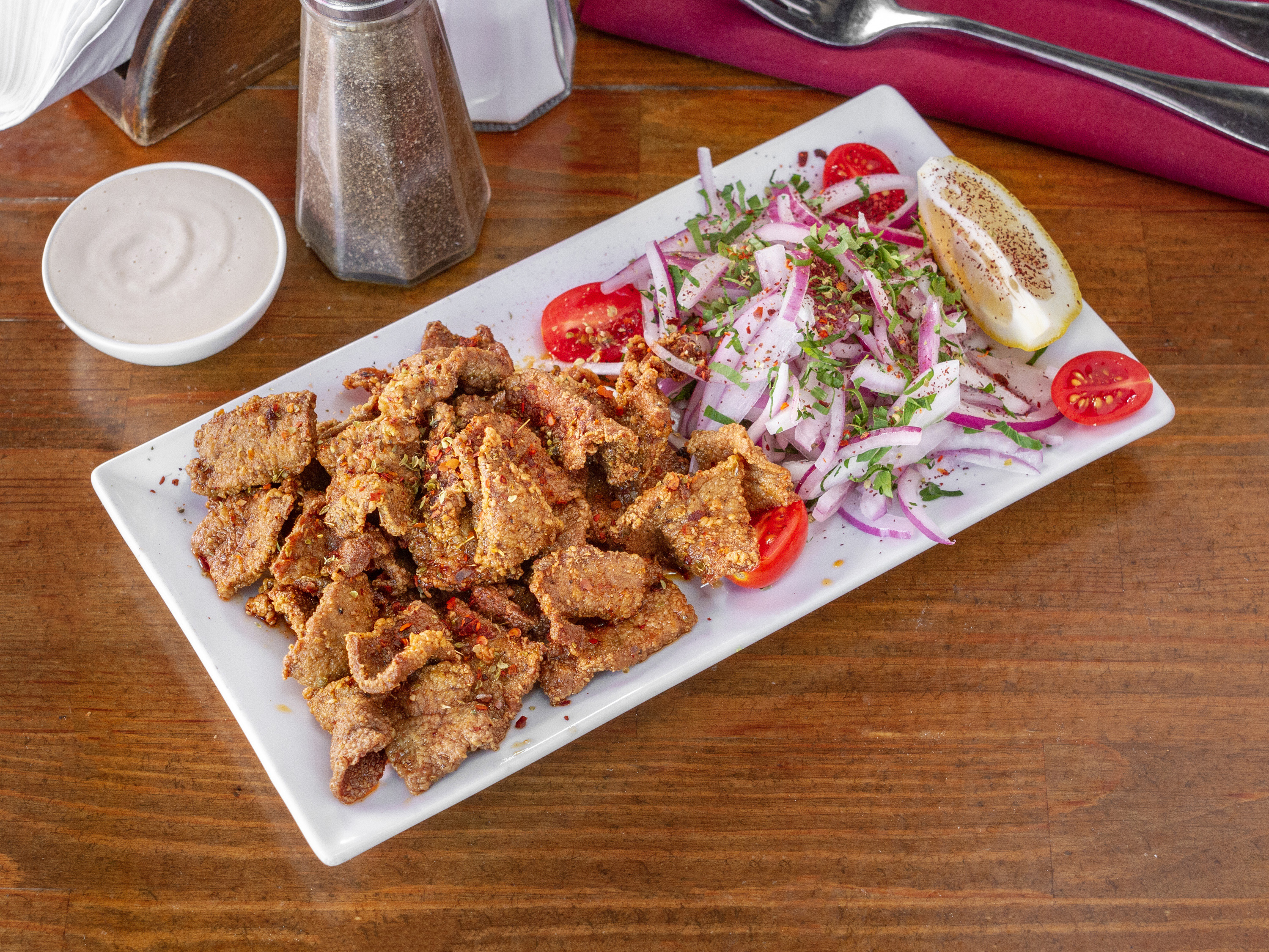 Order Fried Liver food online from Marmaris Cafe store, Edgewater on bringmethat.com