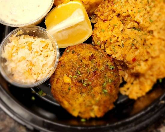 Order Maryland Crabcake with 1 Side food online from Fibber Sports Bar & Grille store, Upper Darby on bringmethat.com