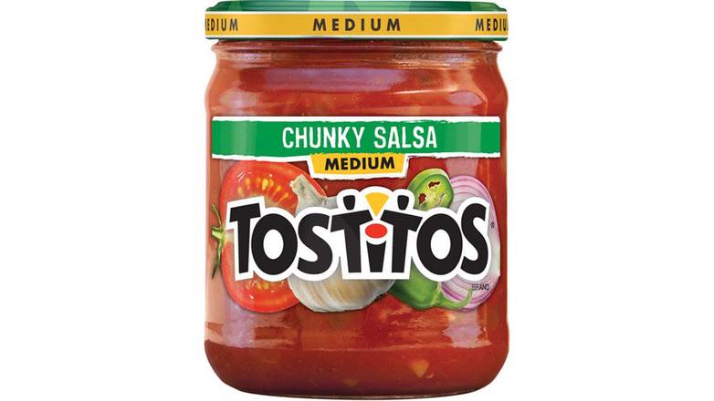 Order Tostitos Salsa, Medium Chunky Salsa food online from Riverside Sunoco store, Westport on bringmethat.com