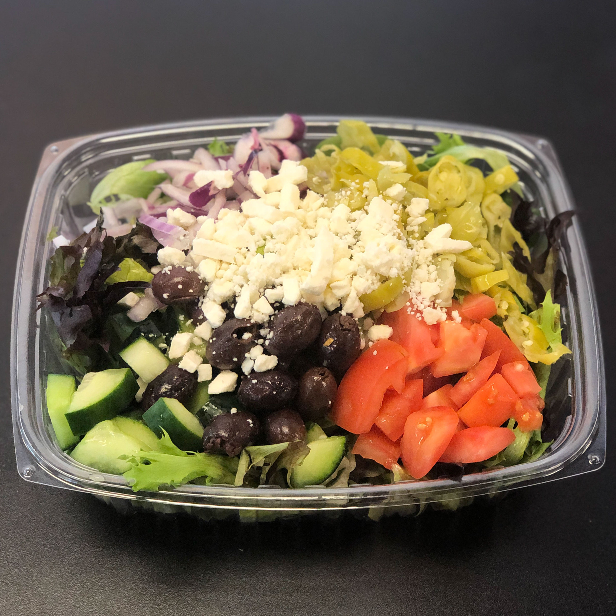 Order Greek Salad food online from Fresh Millions Restaurant store, Gilbert on bringmethat.com