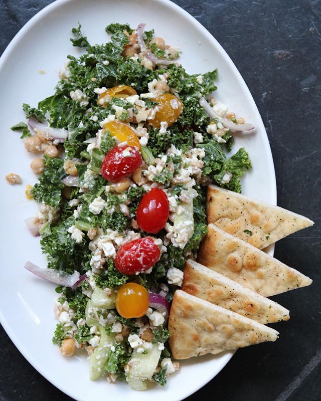 Order Fattoush Salad food online from District 118 Kitchen And Bar store, Newton Upper Falls on bringmethat.com