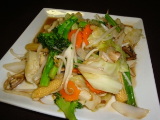Order 51. Stir Fried Mixed Vegetables food online from Nine & Nine Thai Kitchen store, Pasadena on bringmethat.com
