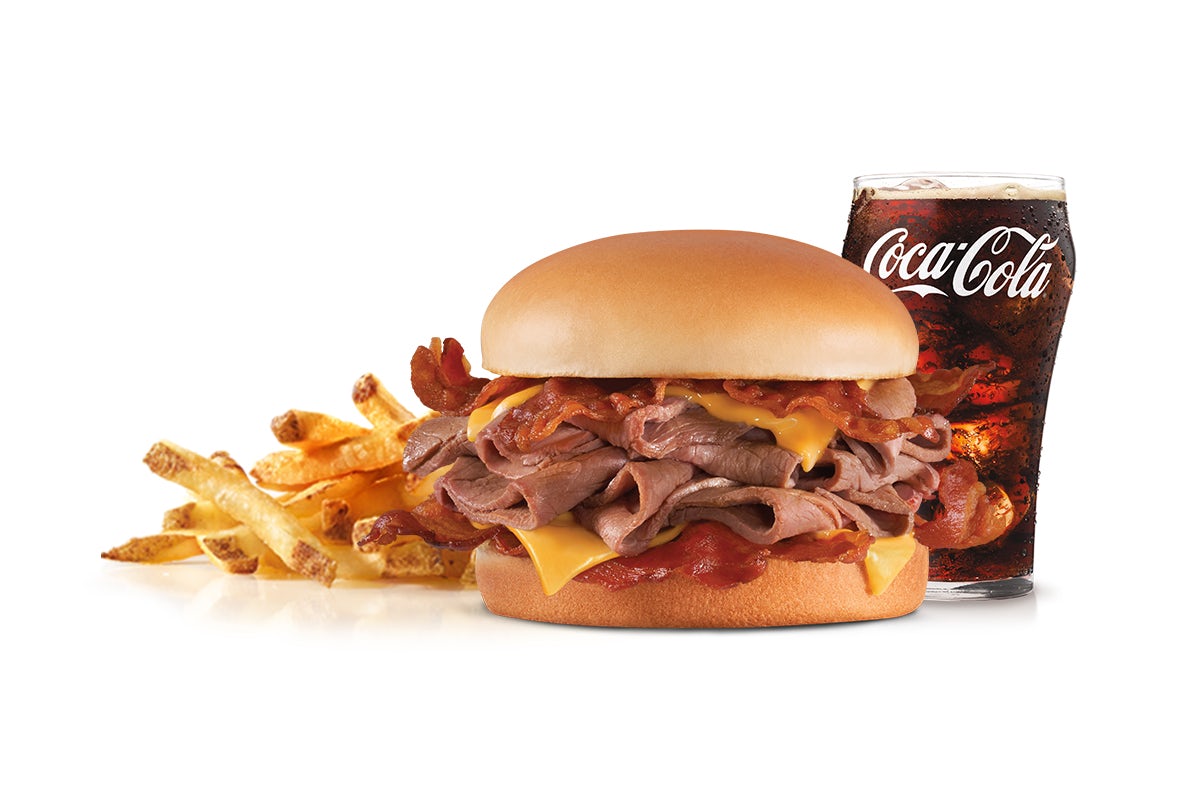 Order Monster Roast Beef Combo food online from Hardee store, Council Bluffs on bringmethat.com