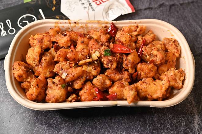 Order Spicy Popcorn Chicken food online from Golden Box Express store, Lake Forest on bringmethat.com