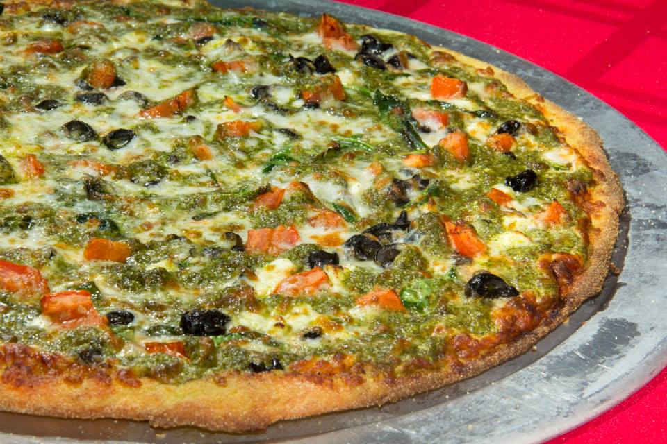 Order Spinach Primavera Pizza food online from Papa Ray's Pizza store, Daly City on bringmethat.com