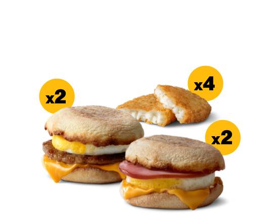 Order Breakfast McMuffin Bundle food online from Mcdonald® store, SEATTLE on bringmethat.com