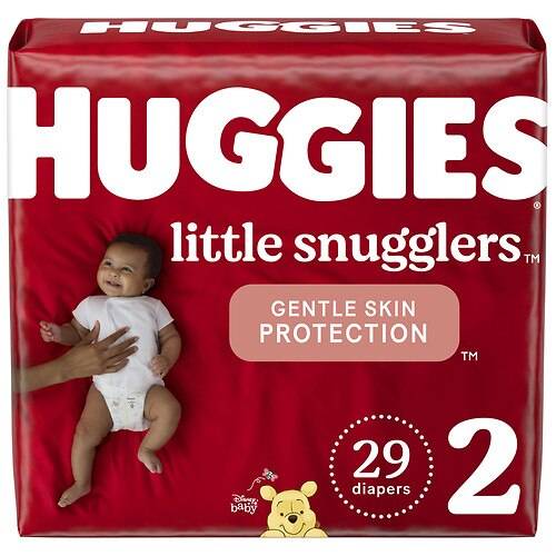 Order Huggies Little Snugglers Baby Diapers Size 2 - 29.0 ea food online from Walgreens store, CLEARWATER BEACH on bringmethat.com