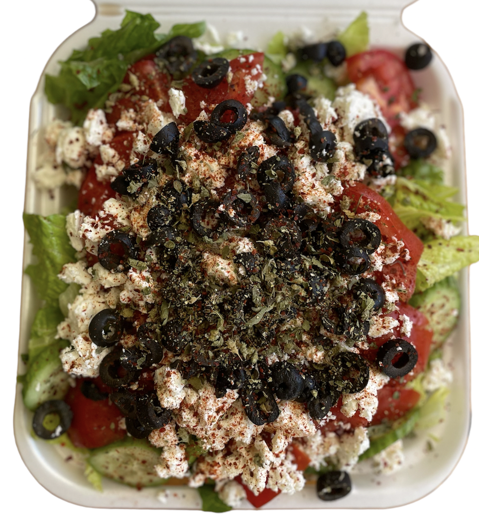 Order Greek Salad food online from Mini Kabob store, Glendale on bringmethat.com