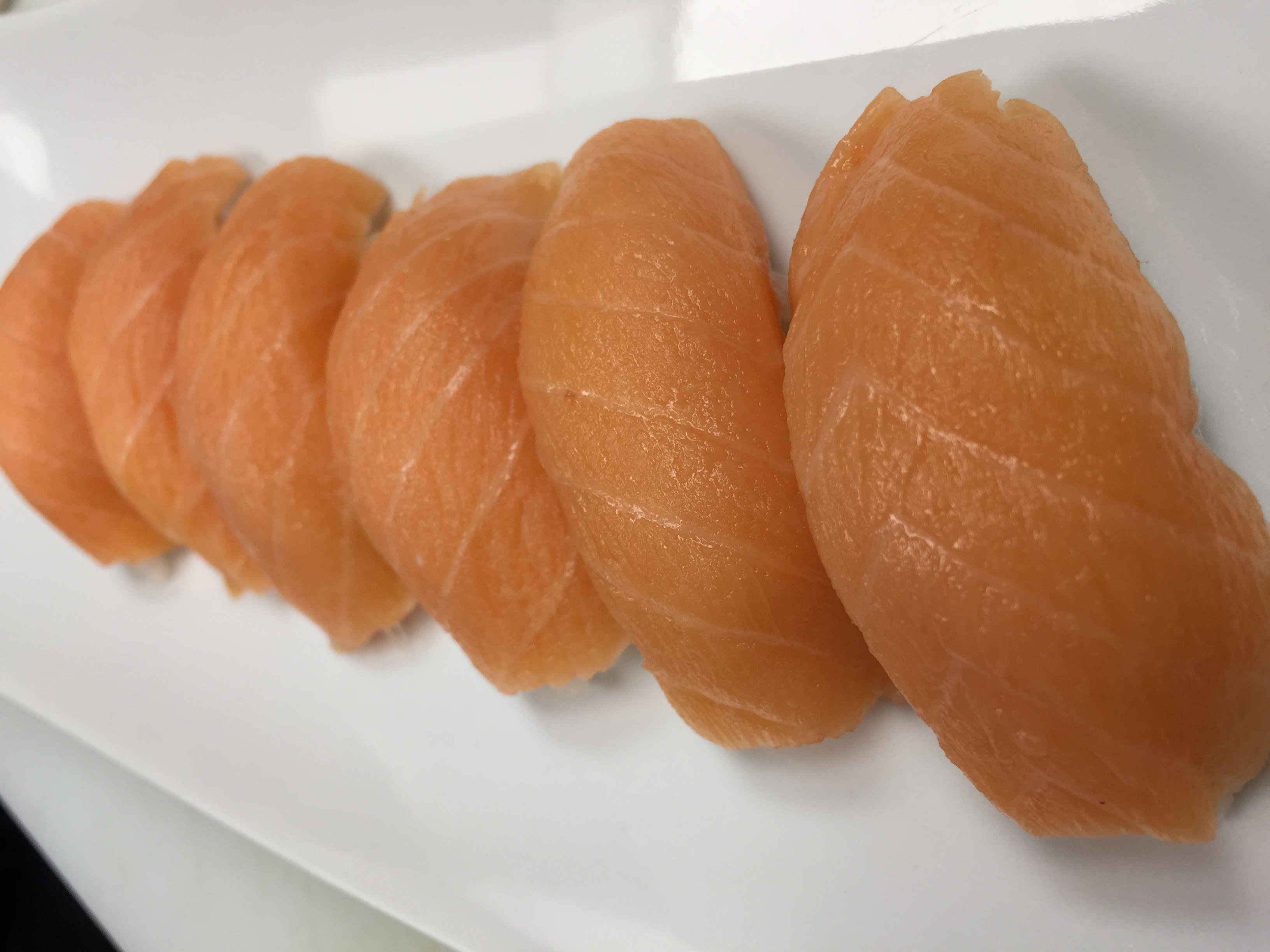 Order Salmon Nigiri 6pcs food online from Lee Sushi store, Sandy on bringmethat.com