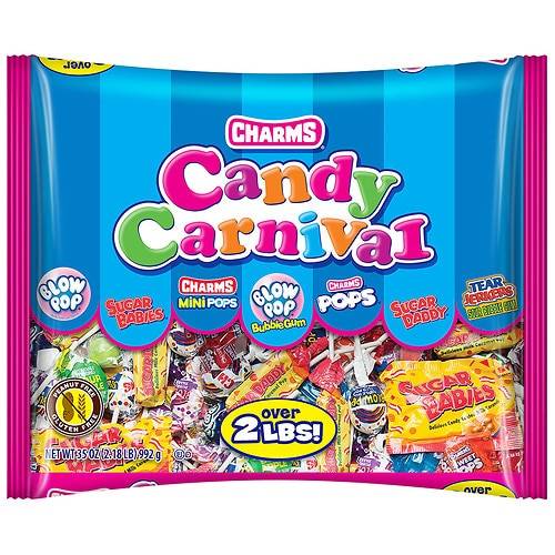Order Charms Halloween Candy Carnival, Blow Pop, Charms Pops, Large Variety Bag - 35.0 oz food online from Walgreens store, Inver Grove Heights on bringmethat.com