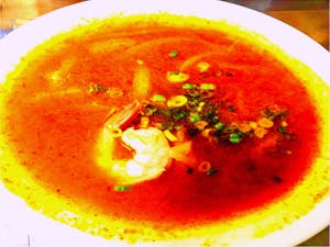 Order Hot & Sour Soup food online from Chai Yo Thai Cuisine store, Riverview on bringmethat.com