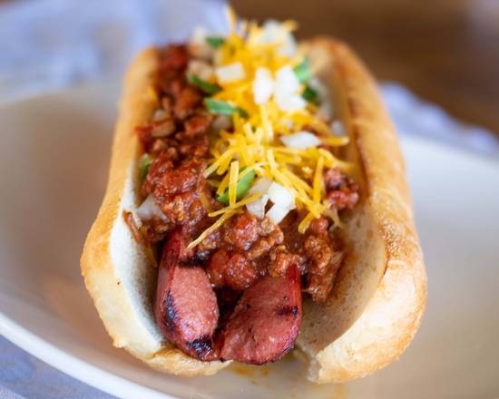 Order CHILI DOG food online from Brgr Kitchen + Bar store, Kansas City on bringmethat.com