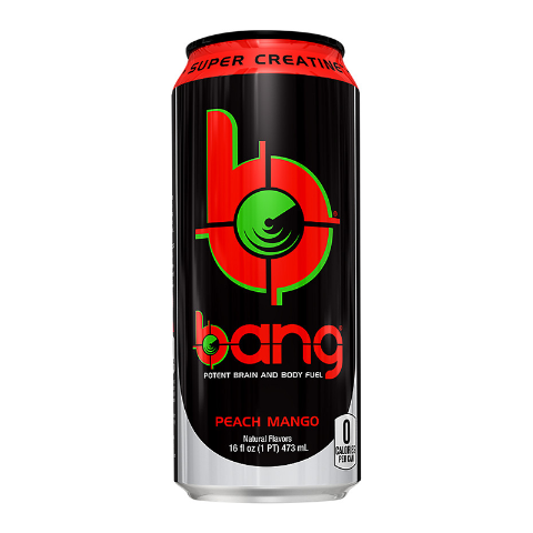 Order Bang Peach Mango 16oz food online from 7-Eleven store, Gloucester on bringmethat.com