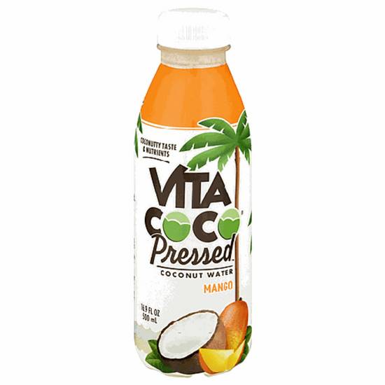 Order Vita Coco Coconut Juice Drink w/ Mango food online from IV Deli Mart store, Goleta on bringmethat.com
