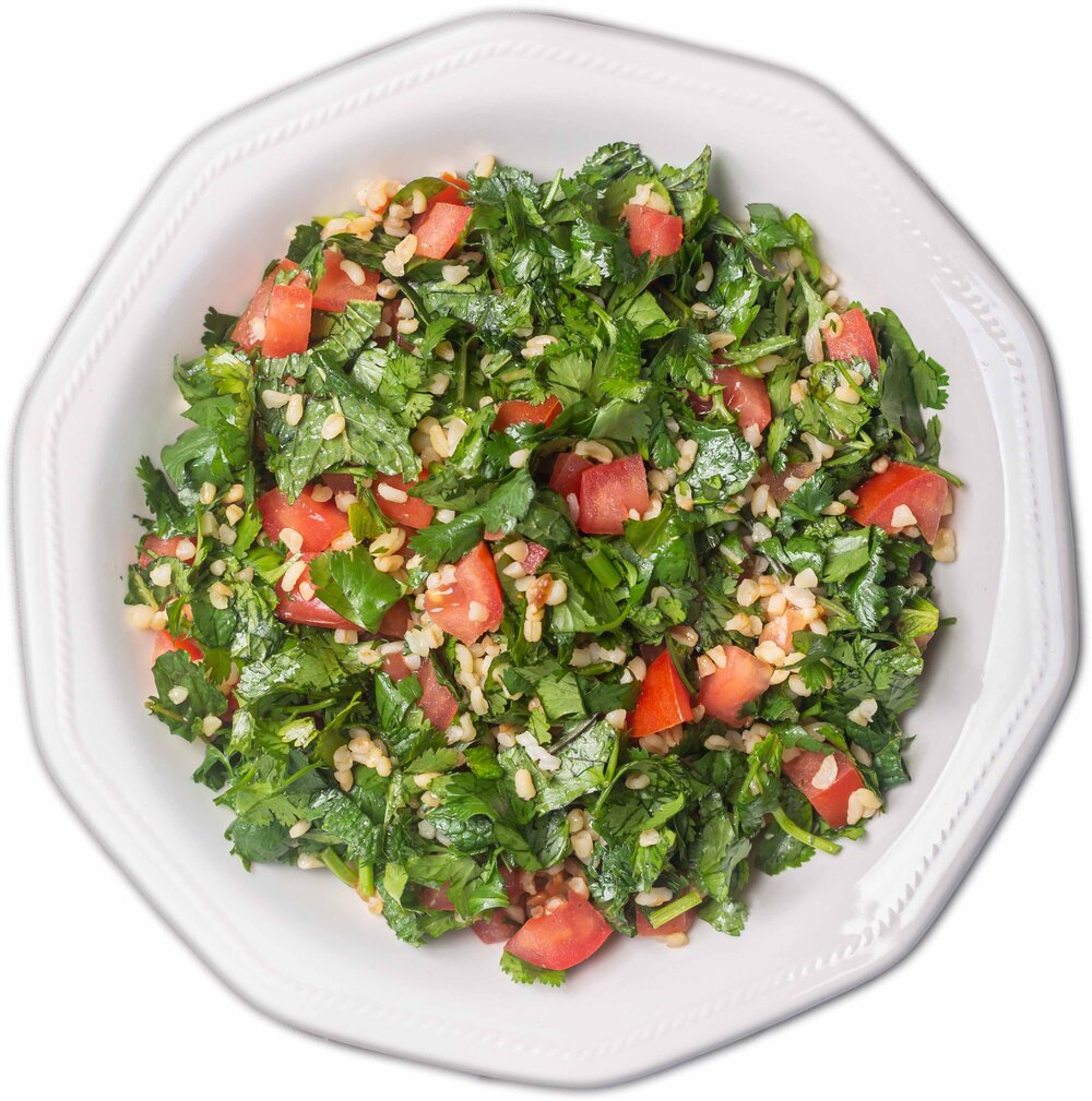 Order Tabouleh Plate food online from Bistro Mediterraneo store, San Francisco on bringmethat.com