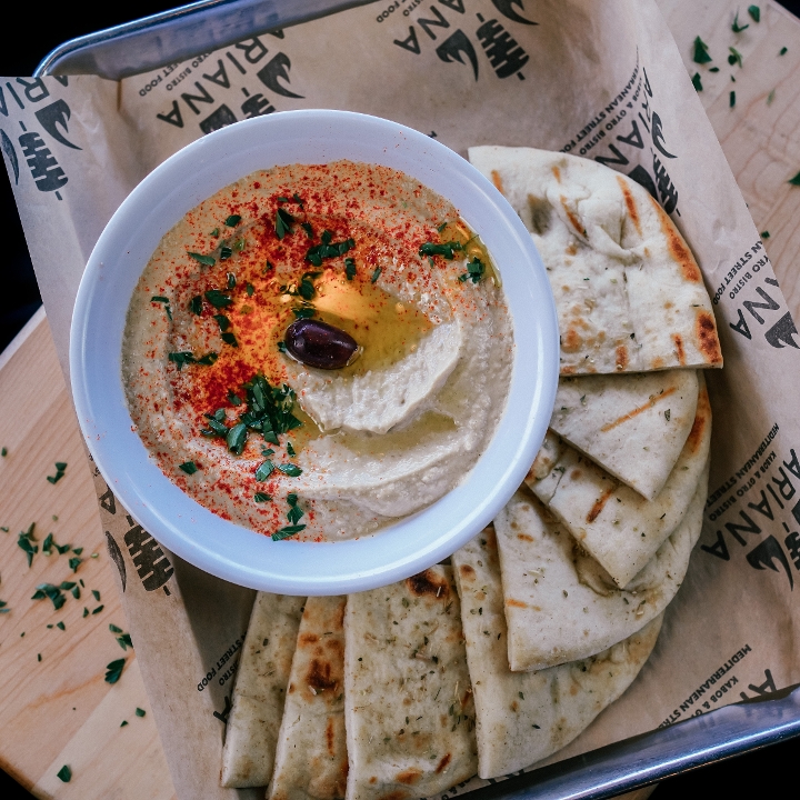 Order Hummus food online from Ariana Kabob & Gyro Bistro store, St. Louis Park on bringmethat.com