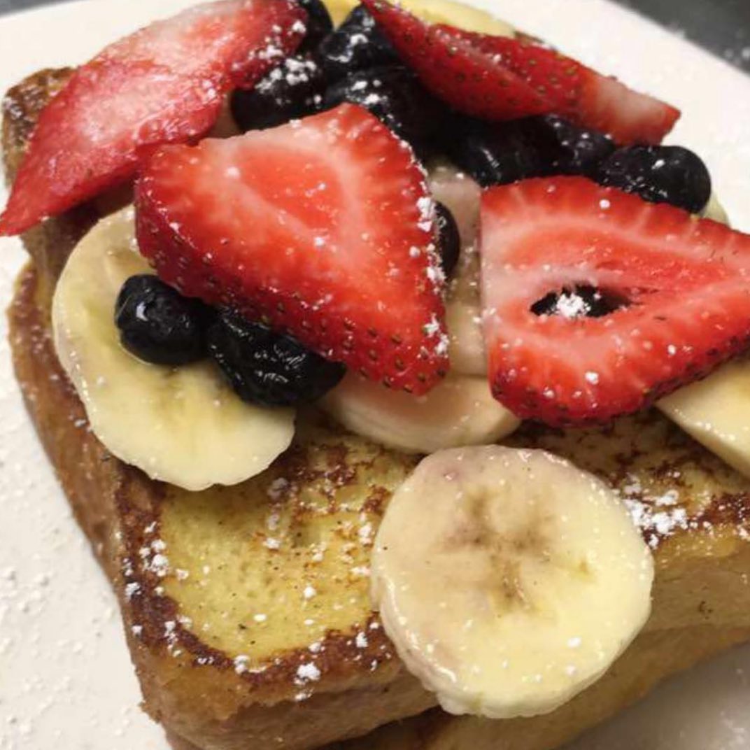 Order Banana Berry French Toast food online from Boulevard Diner store, North Bergen on bringmethat.com