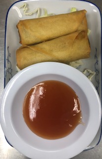 Order Vegetable Spring Rolls (2) food online from Lucky Buddha store, Goodyear on bringmethat.com