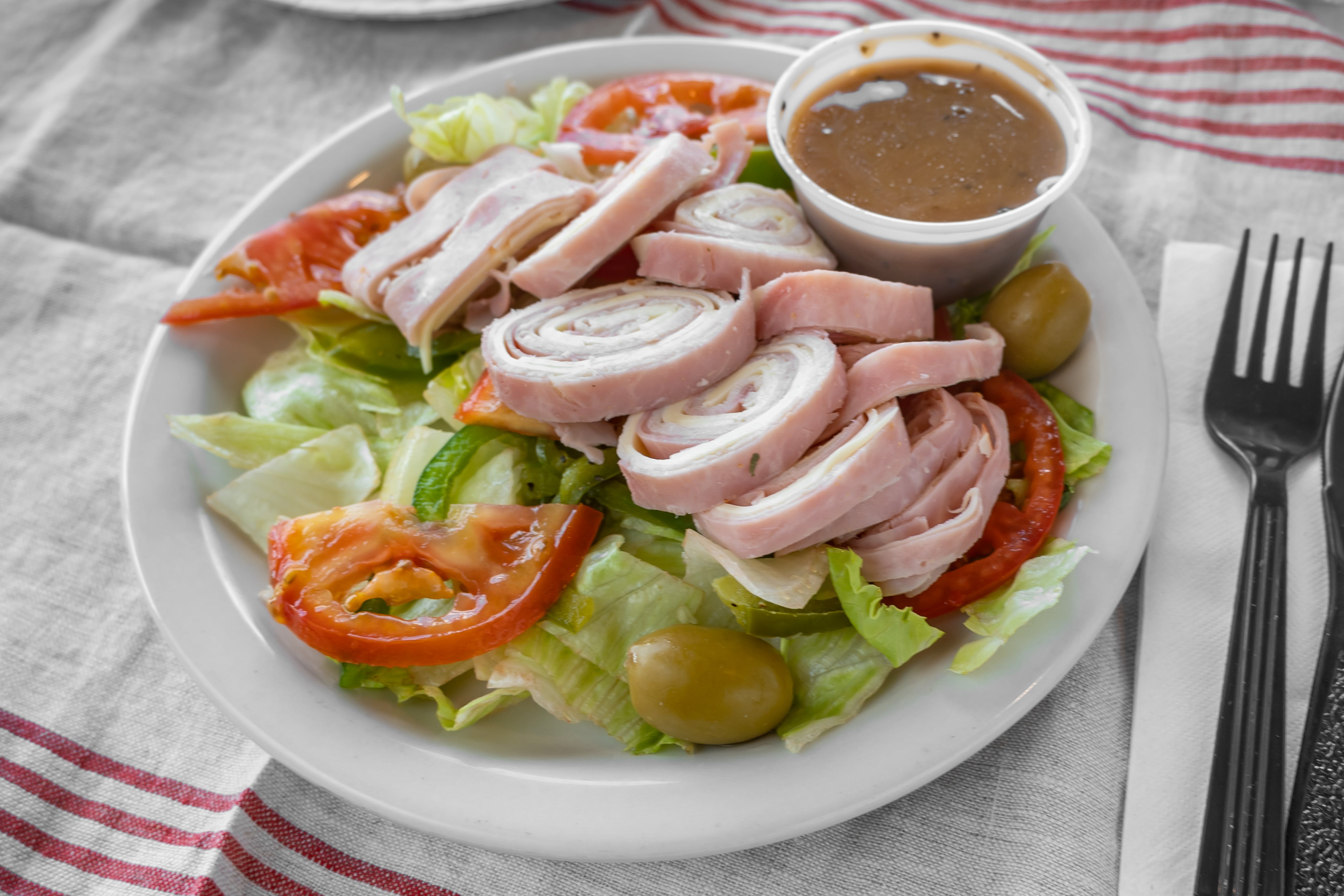 Order Chef’s Salad - Small food online from Divincenzo Pizza store, Cinnaminson on bringmethat.com