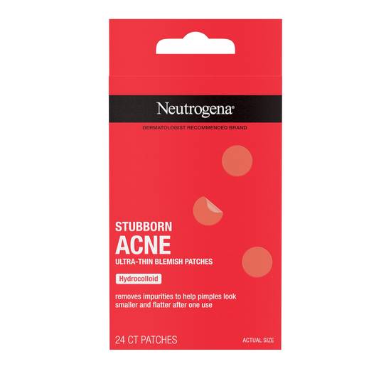 Order Neutrogena Stubborn Acne Hydrocolloid Blemish Patches, 24CT food online from CVS store, FRANKFORT on bringmethat.com