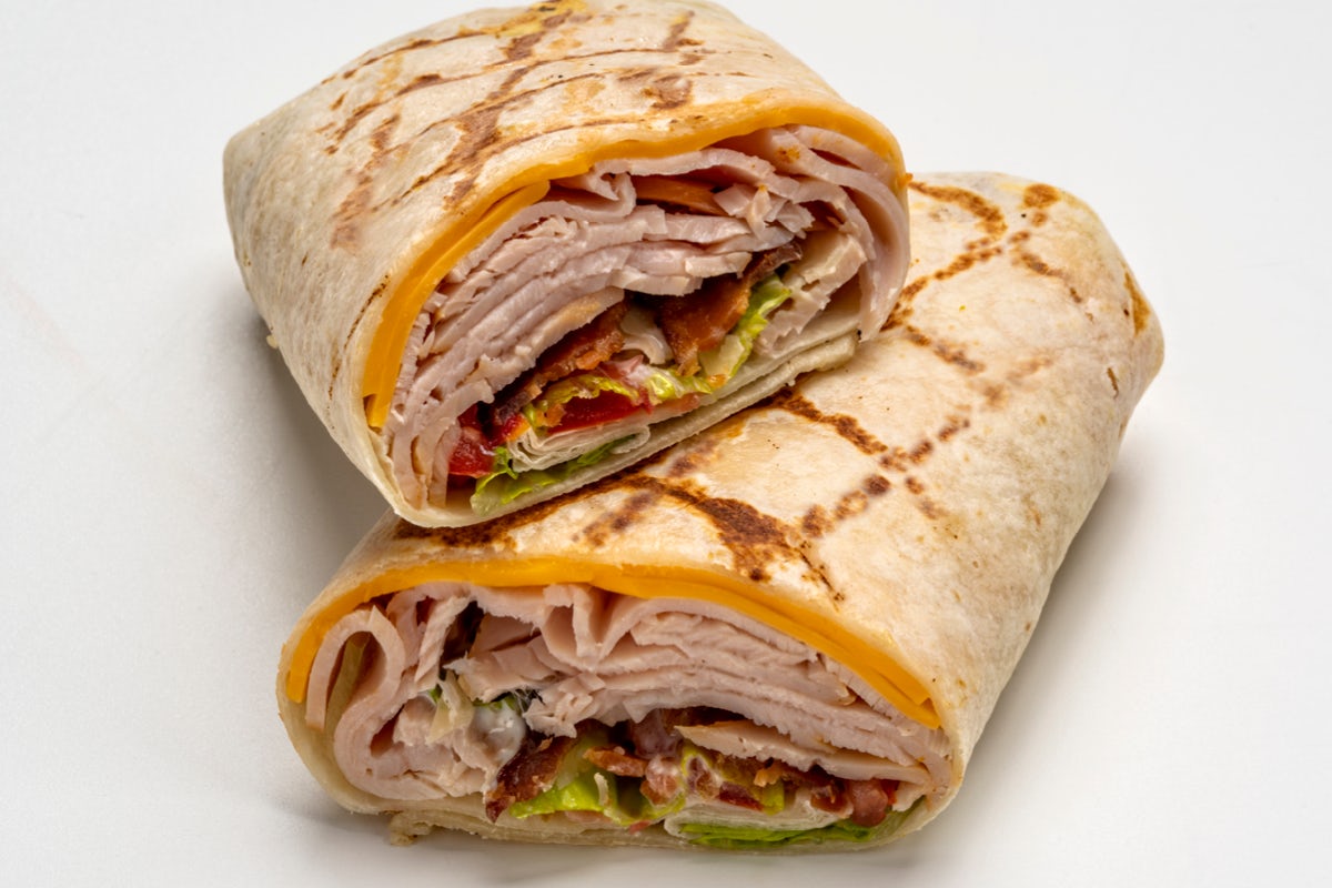 Order Turkey Bacon Ranch Wrap food online from Arooga store, Howell Township on bringmethat.com