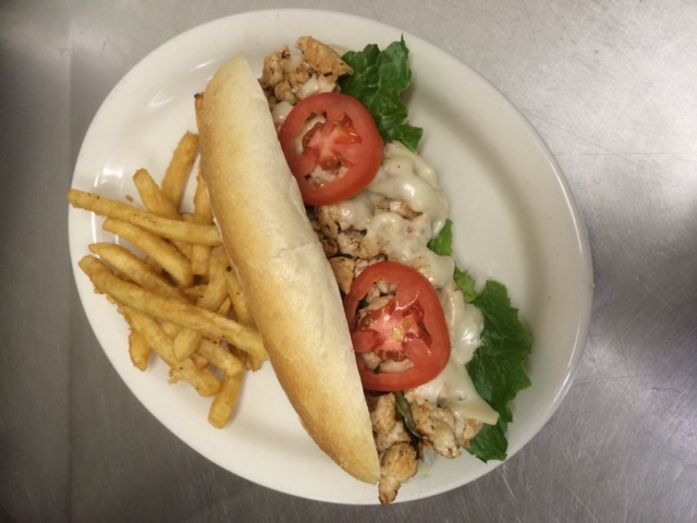 Order Grilled Chicken Sub food online from Jamestown Oven & Grill store, Jamestown on bringmethat.com