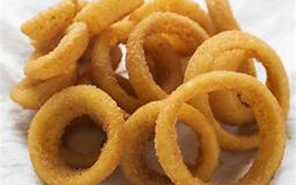 Order Onion Rings - 9 Pieces food online from Pino's Pizzeria store, Easton on bringmethat.com