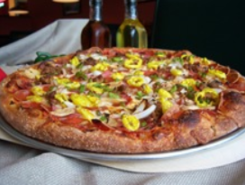 Order Deluxe Pizza food online from Crenos Pizza store, Newark on bringmethat.com