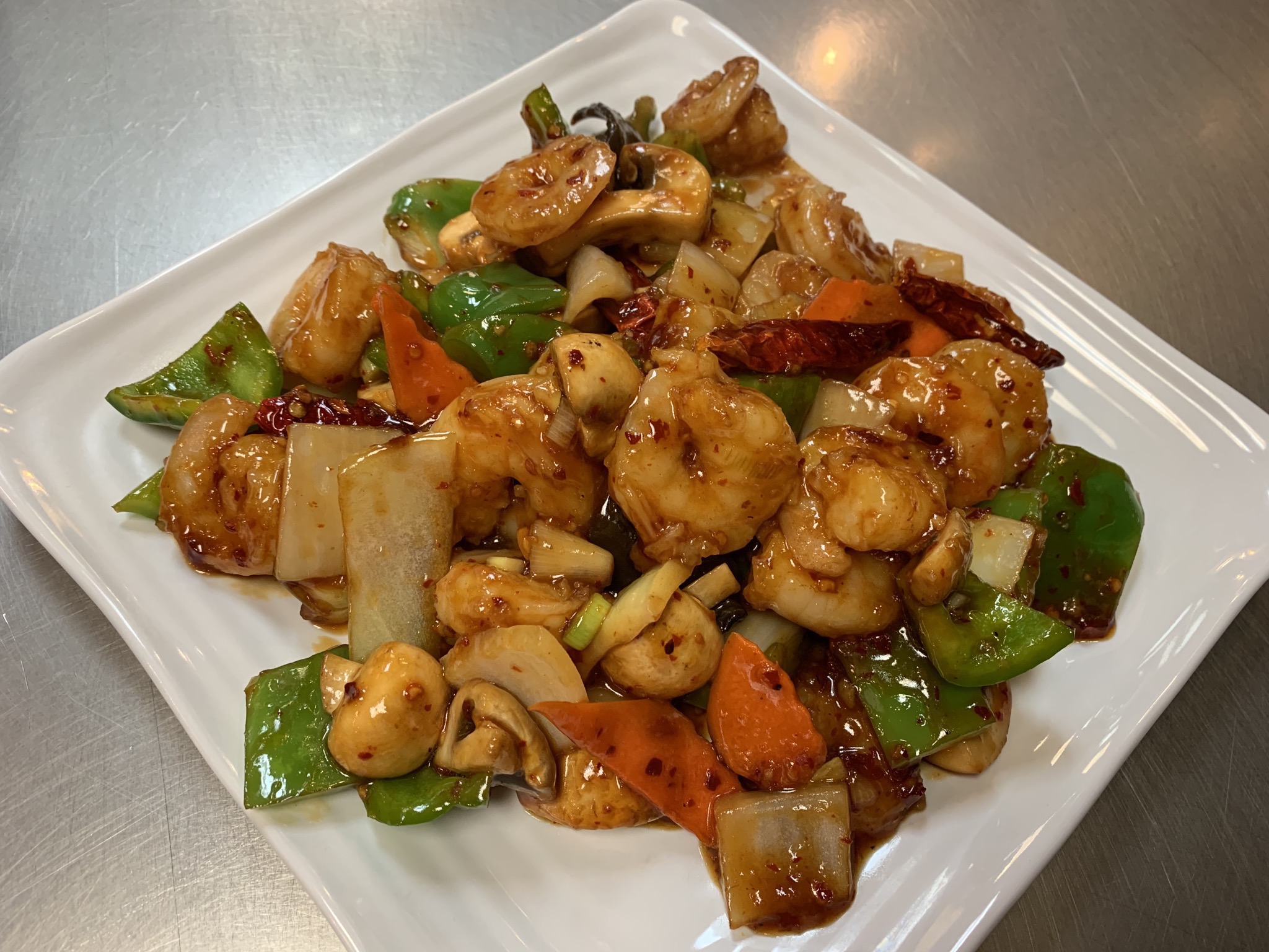 Order Hot Garlic Shrimp food online from China A Go Go store, Las Vegas on bringmethat.com