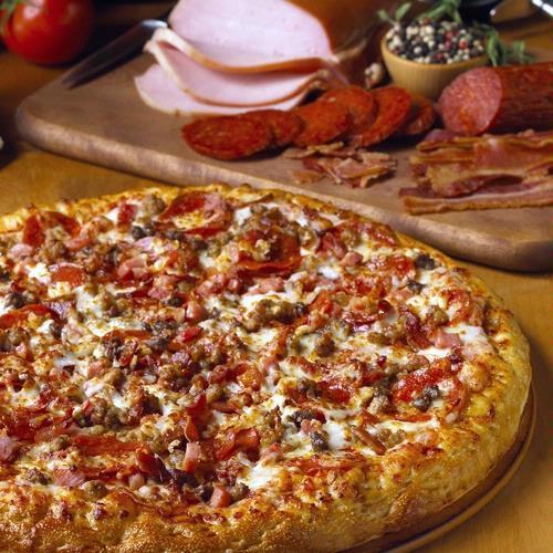 Order Meat Eaters Pizza food online from Mr. Jim Pizza store, Keller on bringmethat.com