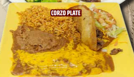 Order Corzo Plate food online from Taqueria Jalisco store, Corpus Christi on bringmethat.com