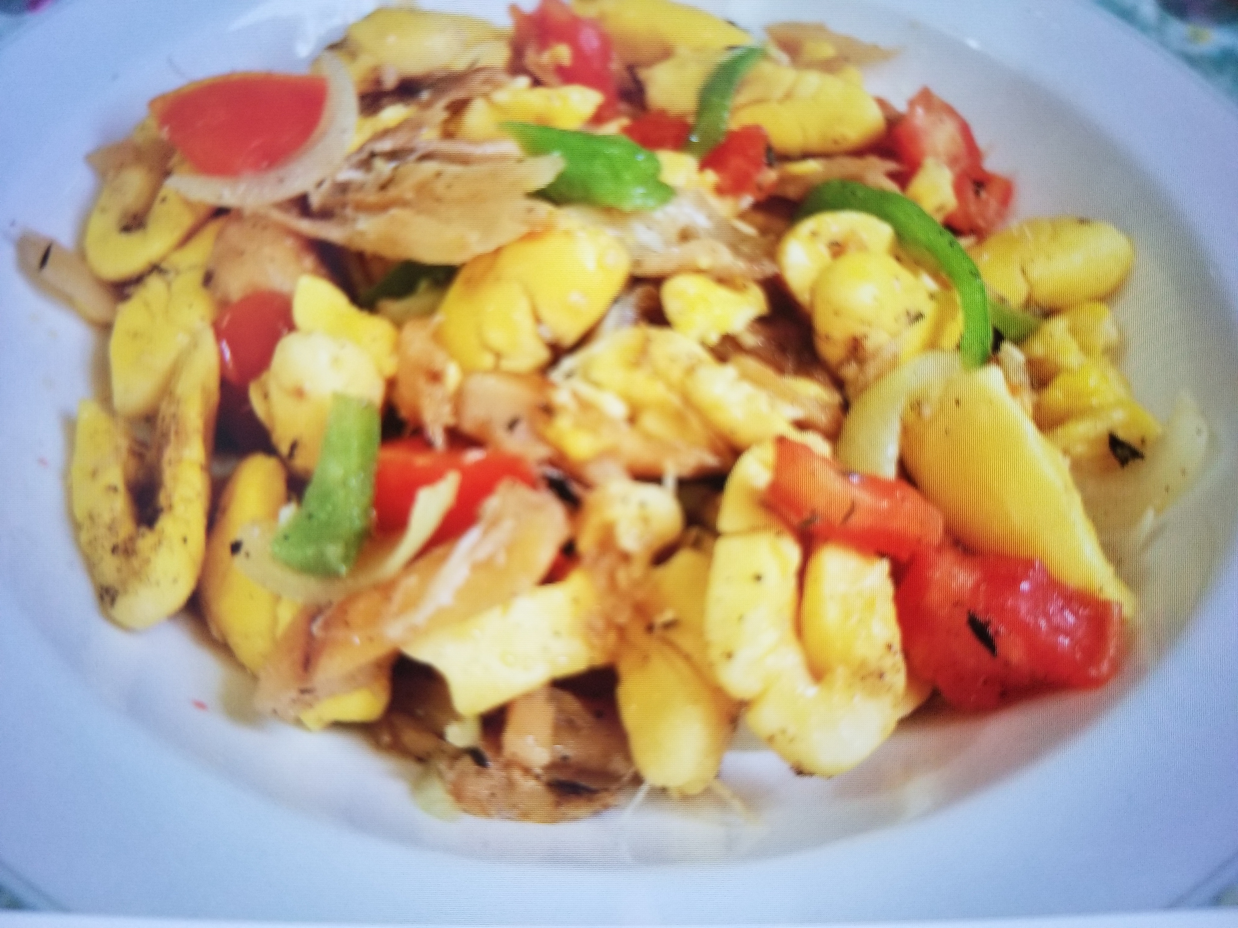 Order Ackee Saltfish food online from Huzzys Jamaican Restaurant store, Houston on bringmethat.com