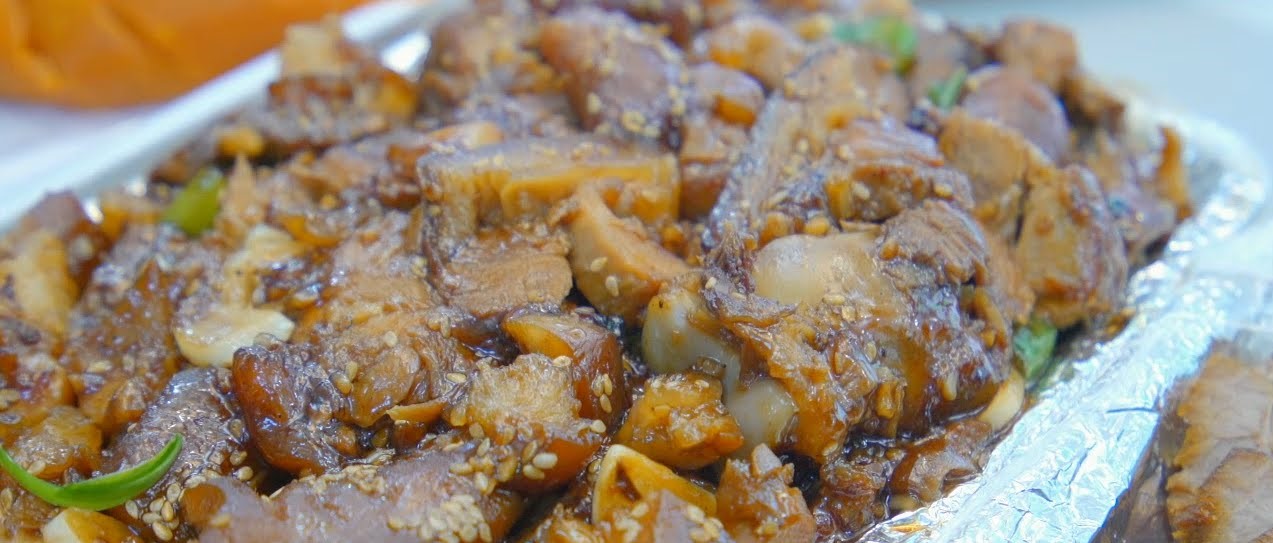 Order 마늘간장보쌈 Braised Pork BBQ in Special Soy Source food online from Duri Pocha store, Ridgefield on bringmethat.com