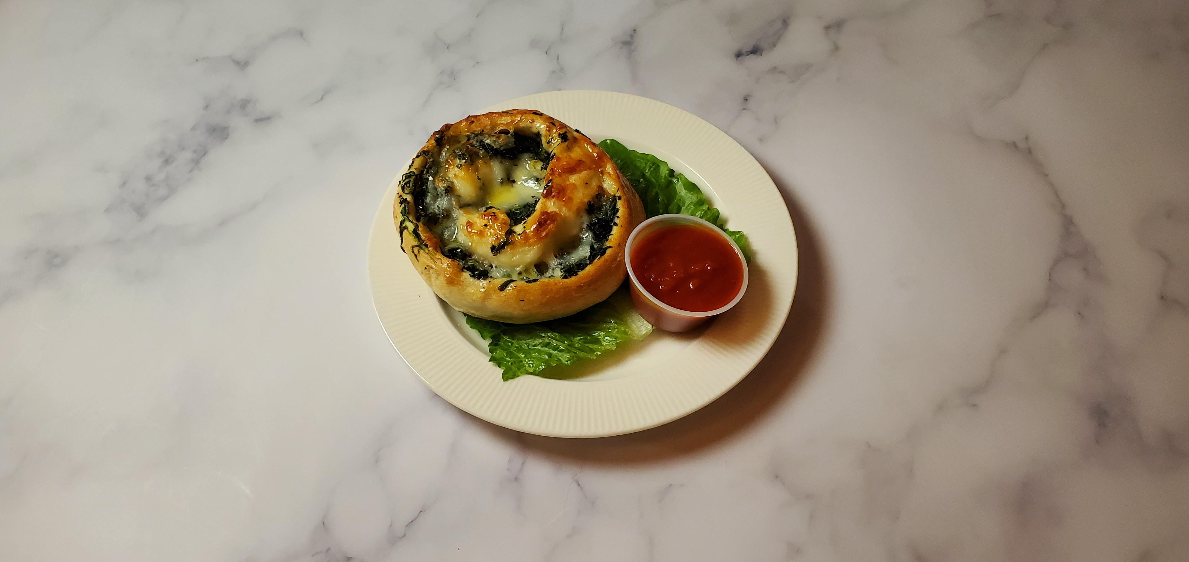 Order Spinach Pinwheel food online from Due fratelli (forest hills) store, Forest Hills on bringmethat.com
