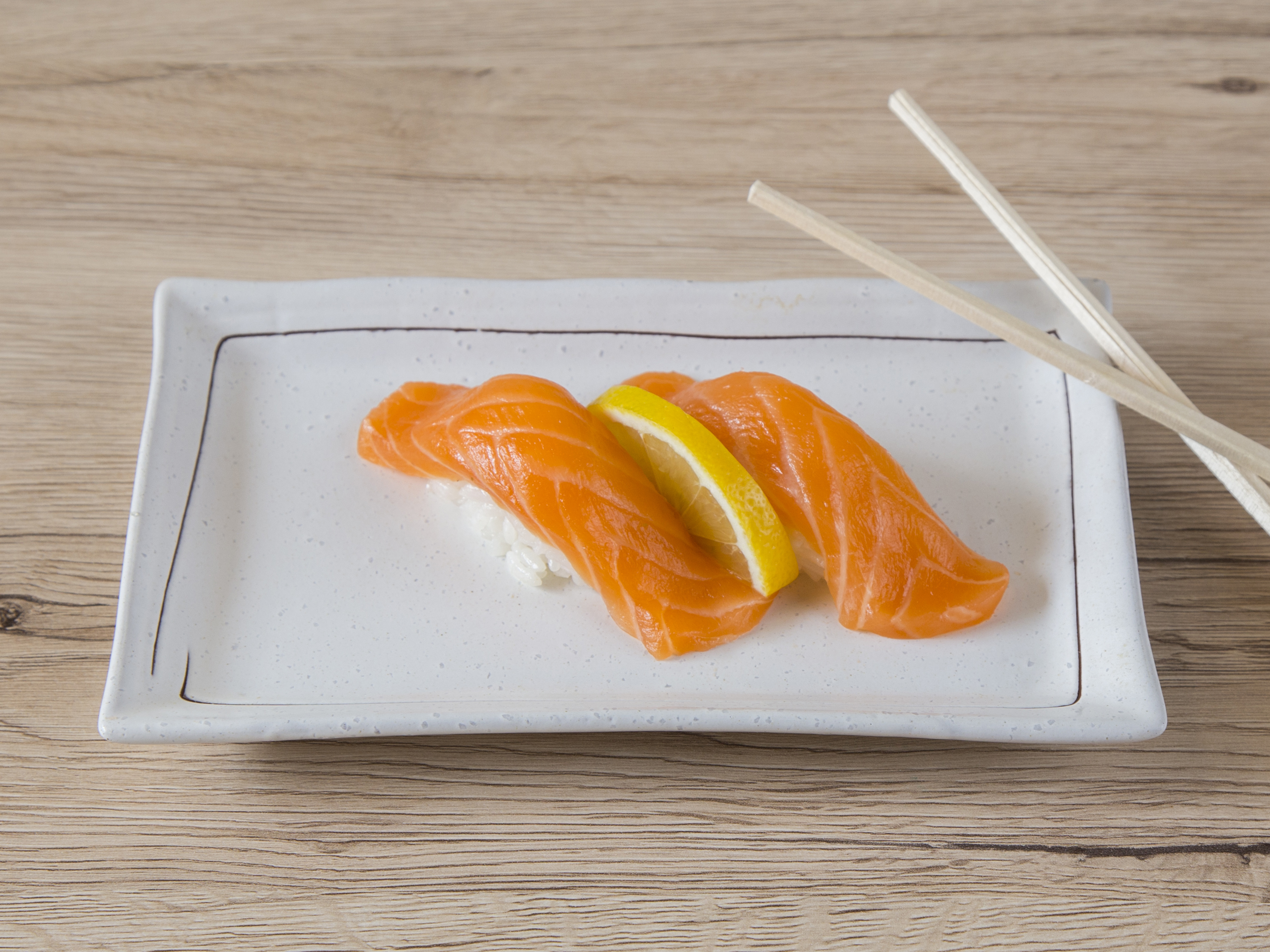 Order Salmon Nigiri food online from Seksun Sushi store, Chandler on bringmethat.com
