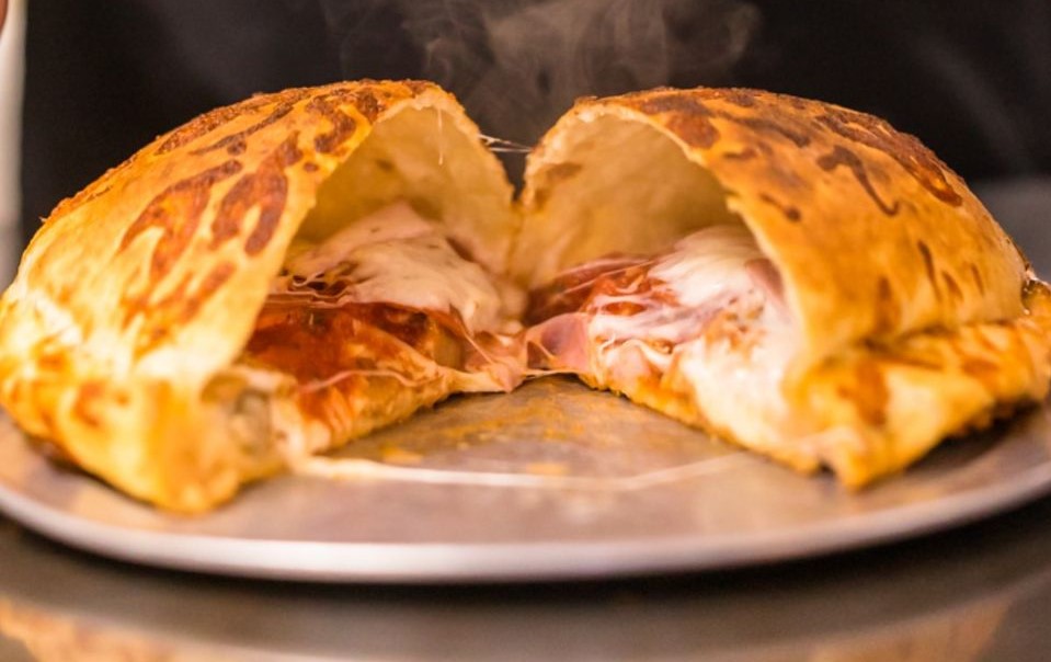 Order Meat Lovers Calzone food online from Pizza LA store, Los Angeles on bringmethat.com