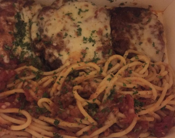 Order Eggplant Parmesan food online from Pronto Pizza store, Redwood City on bringmethat.com