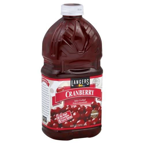 Order Langers · Cranberry Juice (64 fl oz) food online from Mesa Liquor store, Mesa on bringmethat.com