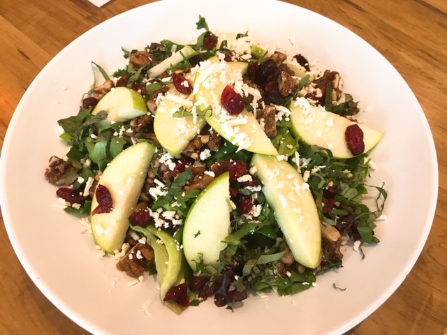 Order Apple Walnut Cranberry Salad food online from Jinky's Cafe store, Agoura Hills on bringmethat.com