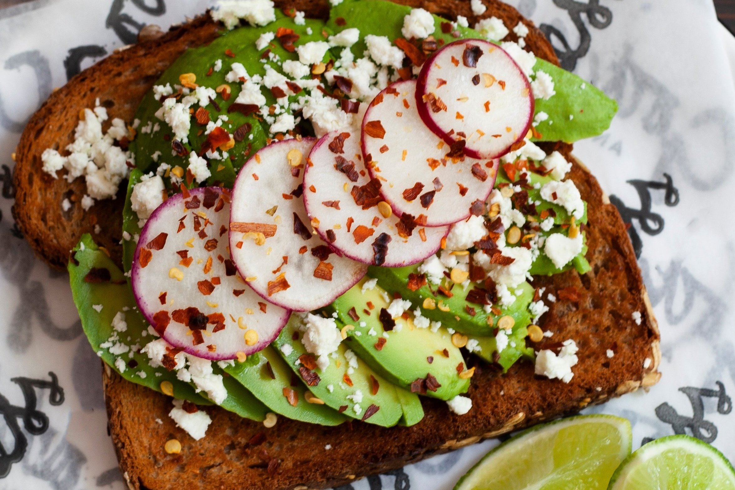 Order Avocado Toast food online from The Goddess and Grocer store, Chicago on bringmethat.com