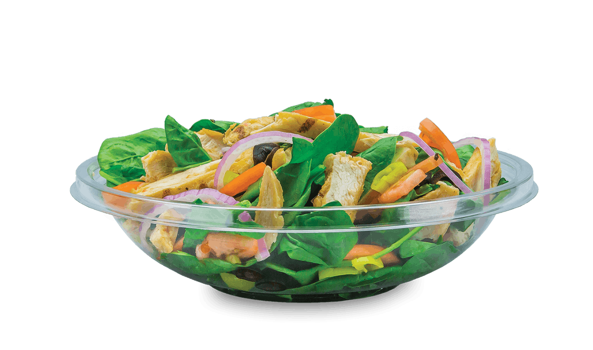 Order Grilled Chicken Spinach Salad food online from Port of Subs store, Reedley on bringmethat.com