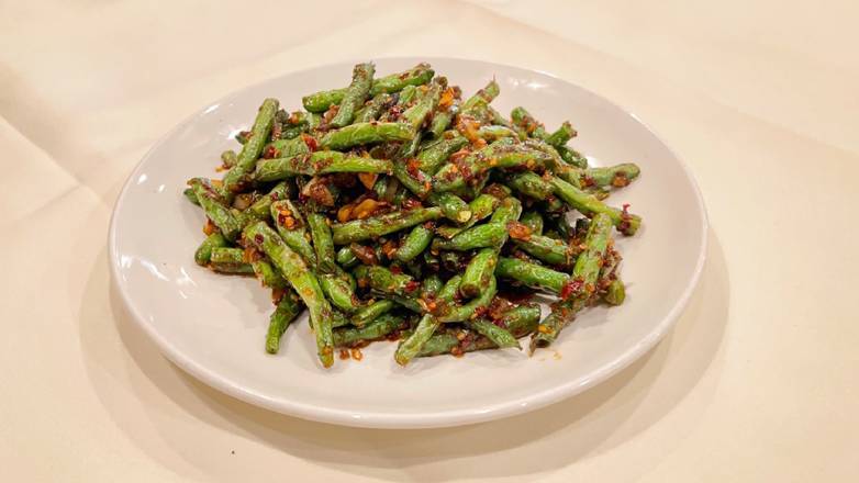 Order Dry Sauteed String Bean food online from Yeung Shing Restaurant store, Los Gatos on bringmethat.com