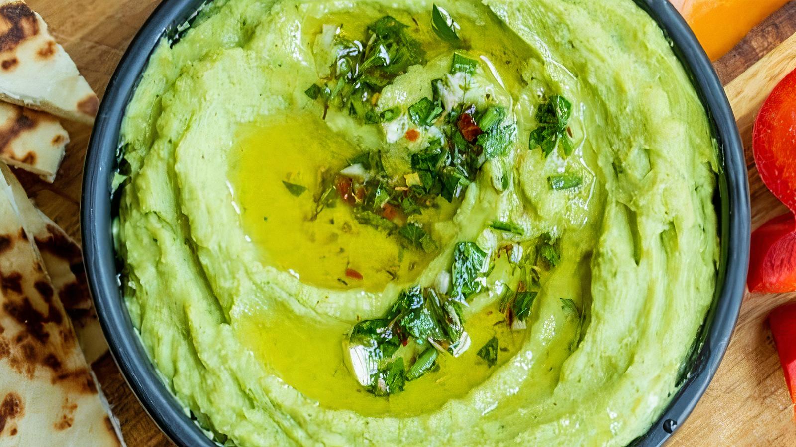 Order Hummus Avocado food online from Istanbul Grill store, San Francisco on bringmethat.com