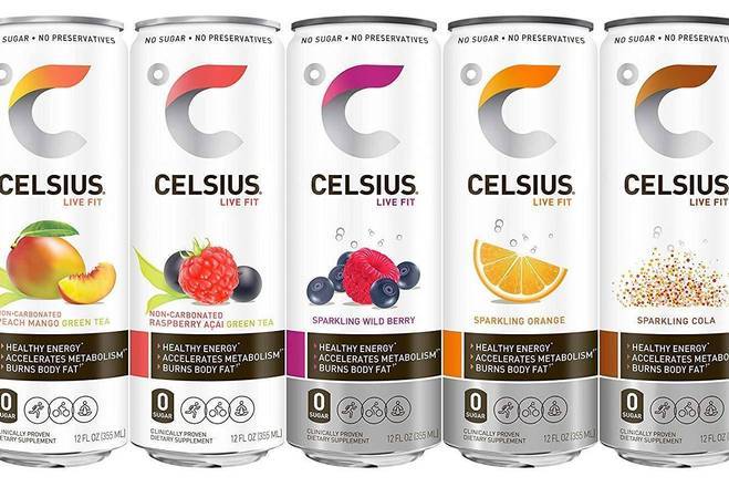 Order Celsius Sparkling Can (12 oz) - choose your flavor food online from Urban Value Corner Store store, Dallas on bringmethat.com