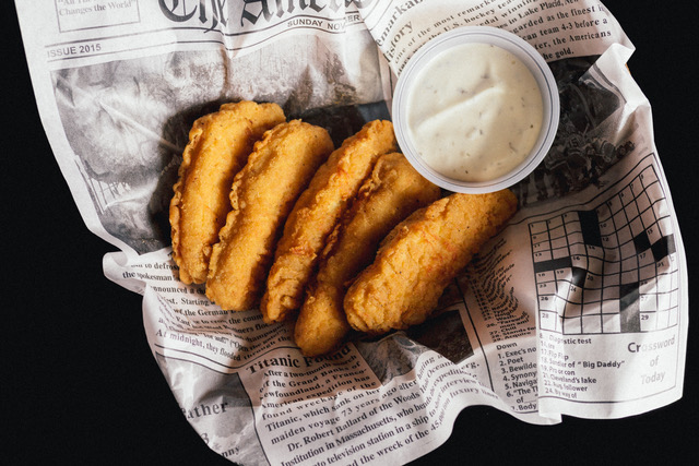 Order Chicken Strips food online from London Fish & Chips store, San Bruno on bringmethat.com